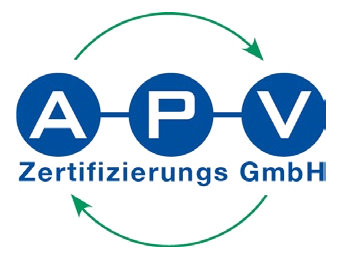 Zertifizierungszeichen der APV-Zertifizierungs GmbH