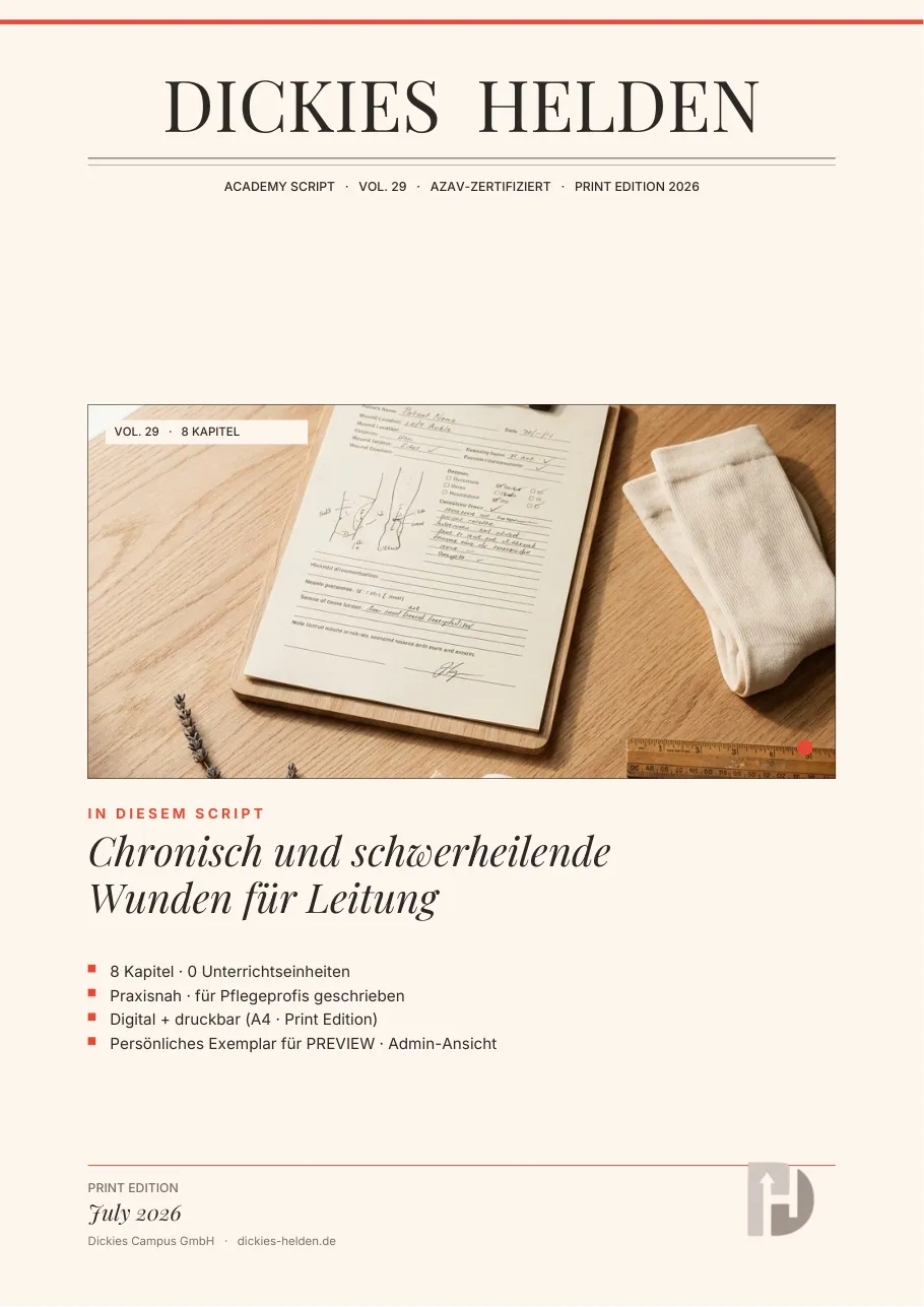Cover: Chronische & schwerheilende Wunden für Leitungen