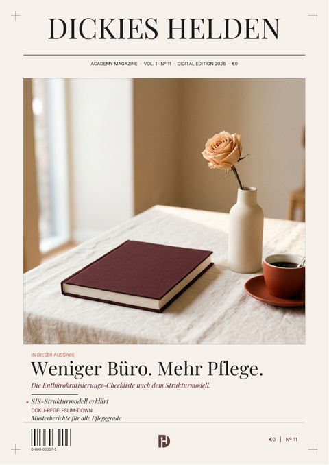 Weniger Büro. Mehr Pflege.
