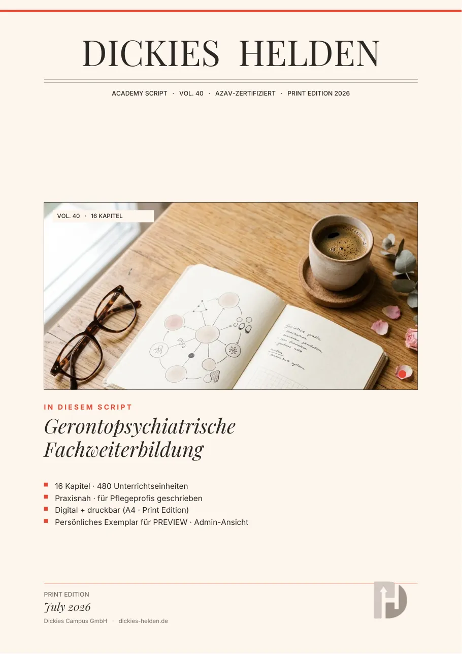 Cover: Gerontopsychiatrische Fachweiterbildung