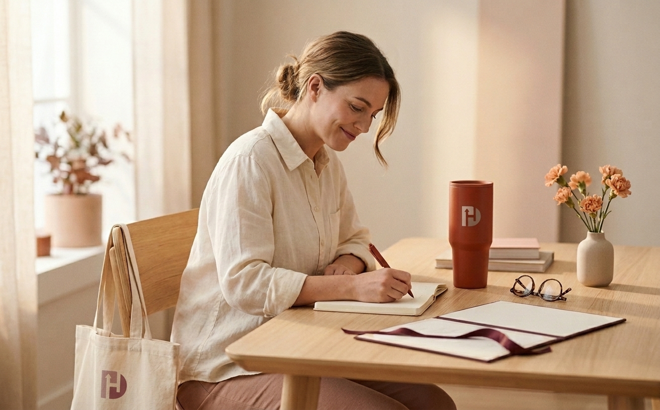 Pflegekraft mit Zertifikatsmappe – Weiterbildung bei Dickies Helden