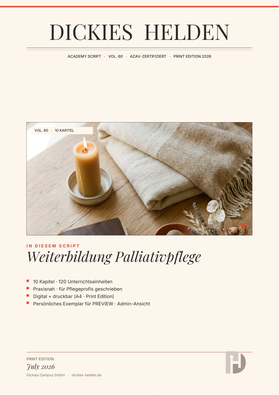 Cover: Weiterbildung Palliativpflege