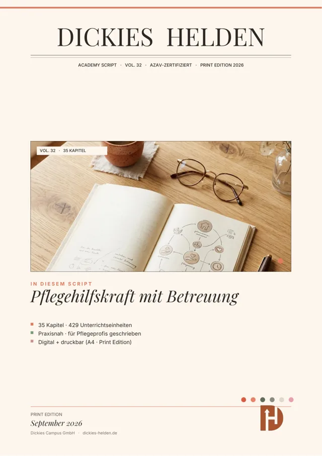 Kursskript Pflegehilfskraft mit Betreuung